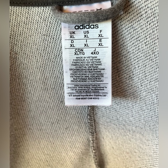 adidas Zip Hoodie Jacket - Picture 8 of 8